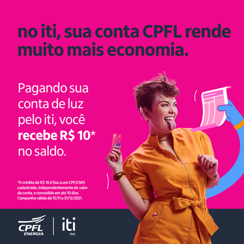 No iti, sua conta CPFL rende muito mais economia